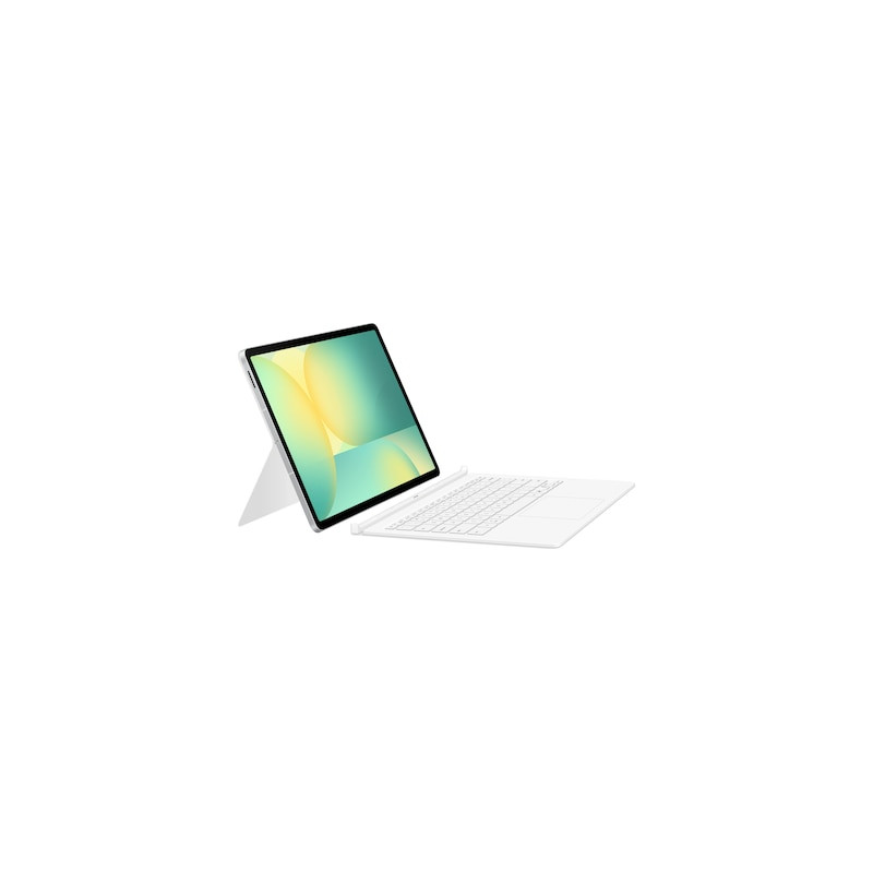 Samsung SM-X620,X625 Tab S10 FE+ QWERTZ Book Cover Keyboard White EF-DX625BW